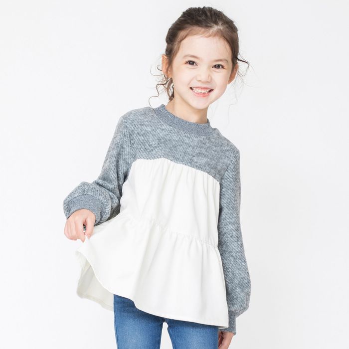 並行輸入品 子供服 ティアード裏起毛トレーナー 女の子 ガールズ トップス トレーナー パーカー Trademarketingforce Com Br