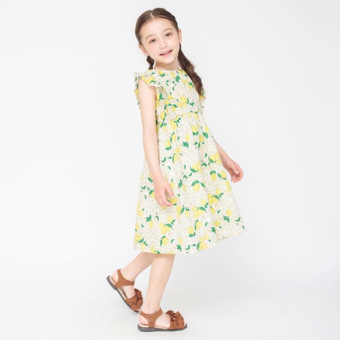 アウトレット■レモン総柄OP カットソー トップス プリント ロゴ 女の子 ガールズ 子供服 子ども服 ベビー キッズ ジュニア 子供 子ども｜branshes｜02