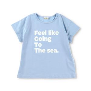 子供服 WEB限定 ロゴプリント半袖Tシャツ
