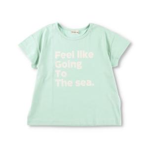 子供服 WEB限定 ロゴプリント半袖Tシャツ