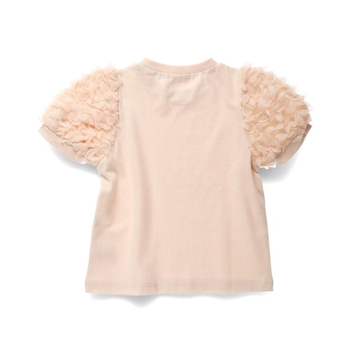 branshes（ブランシェス） 【SALE】袖フラワーチュール半袖Tシャツ 