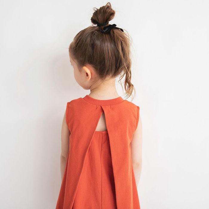 branshes 【プチプラ】バックデザインワンピース 子供服 キッズ