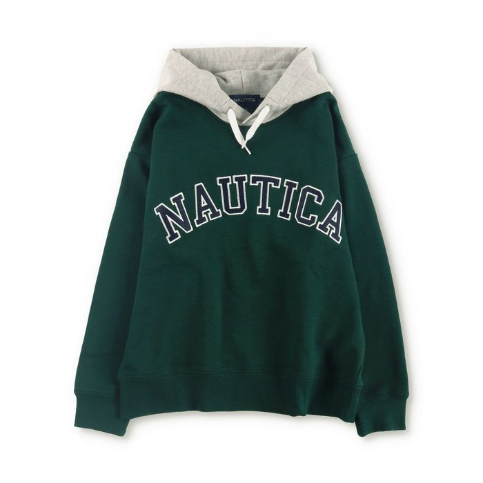 ☆送料無料☆ 当日発送可能 は自分にプチご褒美を 子供服 NAUTICA ノーティカ アップリケロゴ裏毛パーカー nanaokazaki.com nanaokazaki.com