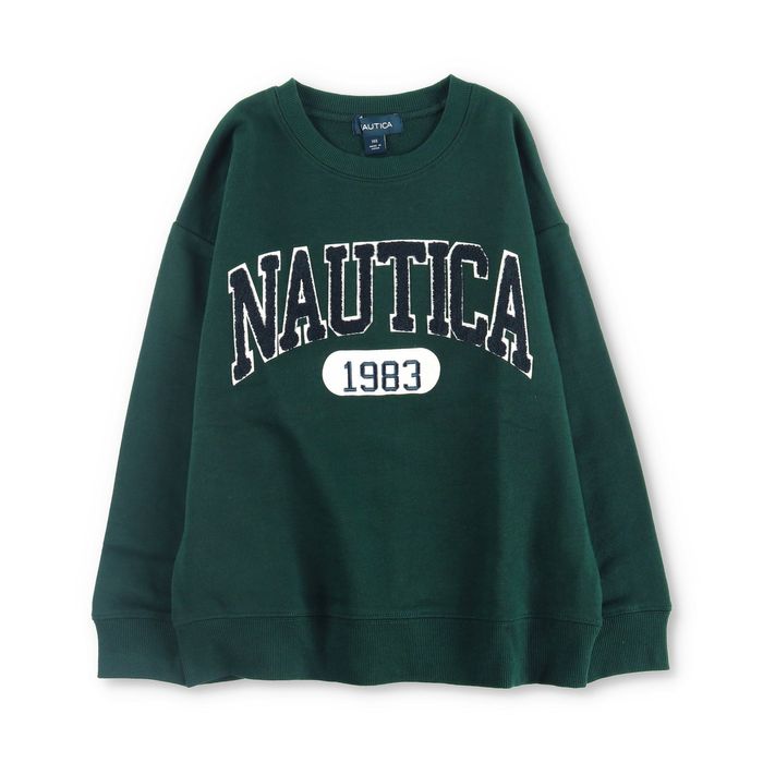 セール 福袋 子供服 NAUTICA ノーティカ サガラ刺繍カレッジロゴトレーナー kentaro.sakura.ne.jp kentaro.sakura.ne.jp