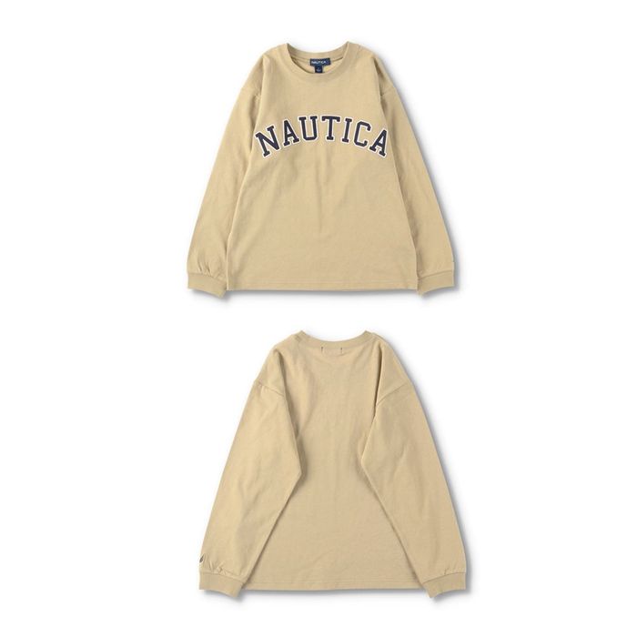 【NAUTICA/ノーティカ】ロゴアップリケ長袖Tシャツ 男の子 ボーイズ 女の子 夏物 春夏物 子供服 子ども服 キッズ 通学 男女兼用｜branshes｜20