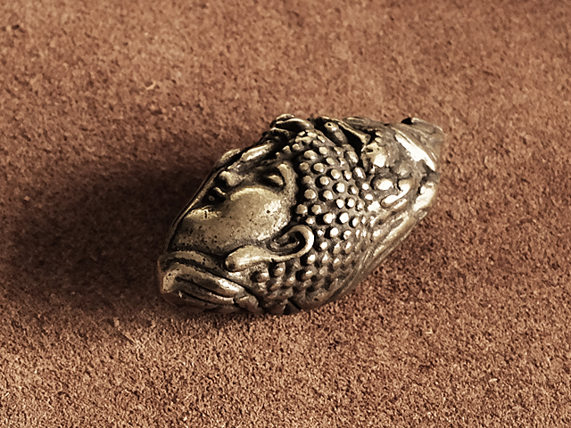 リング付き 真鍮 キーホルダー（仏&悪魔）デビル 鬼 仏陀 観音 仏像