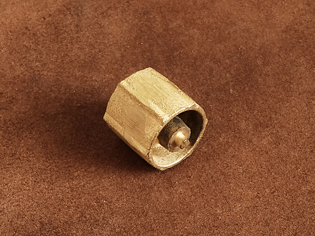 真鍮 テープカッター（小サイズ）小巻 セロハンテープ台