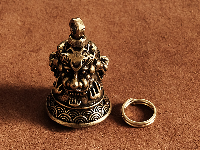 【 獅子形金銅帯鉤 】　ベルト鉤　経世紀品 獅子形金銅帯鉤 】 ベルト鉤 経世紀品