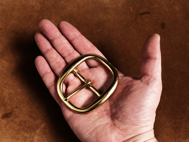 Brass 1 ブラスワン　真鍮製ベル　ボタン式ベルト　ダークブラン 商品検索 - 真鍮製ベル専門 ブラスワン