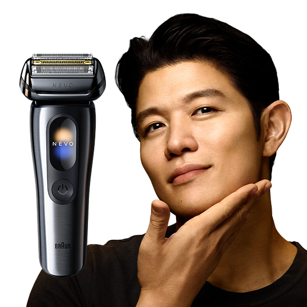 【7/31新発売】最新モデル BRAUN ブラウン 電動シェーバー 充電式 シリーズ NEVO  メンズ電気シェーバー NEVO11000C シルバー シルクシェーバー 髭剃り