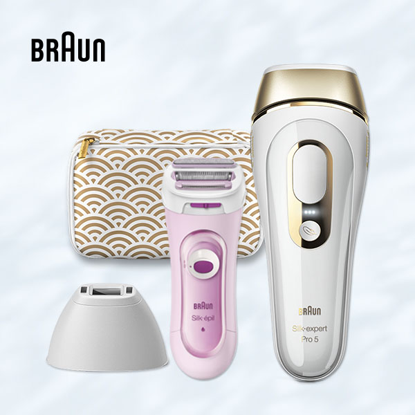 BRAUN 脱毛器 光美容器 を手掛ける ブラウン シルクエキスパート