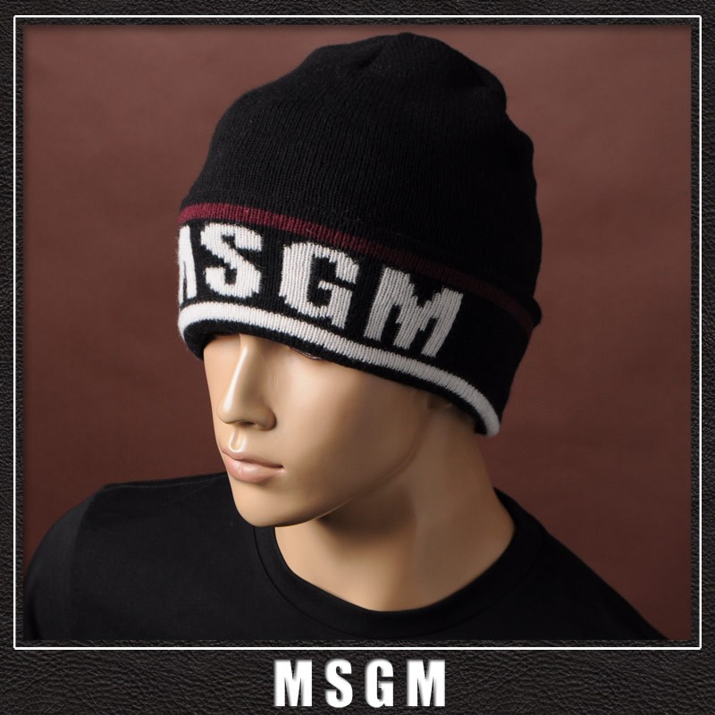 エムエスジーエム MSGM ニットキャップ ニット帽 メンズ