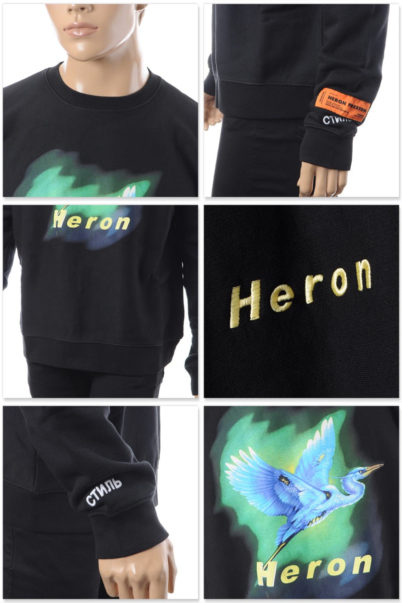 ヘロン プレストン HERON PRESTON クルーネックスウェット メンズ