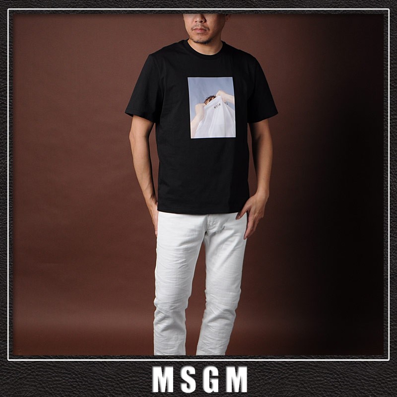 エムエスジーエム MSGM クルーネックTシャツ 半袖 メンズ 2640MM169