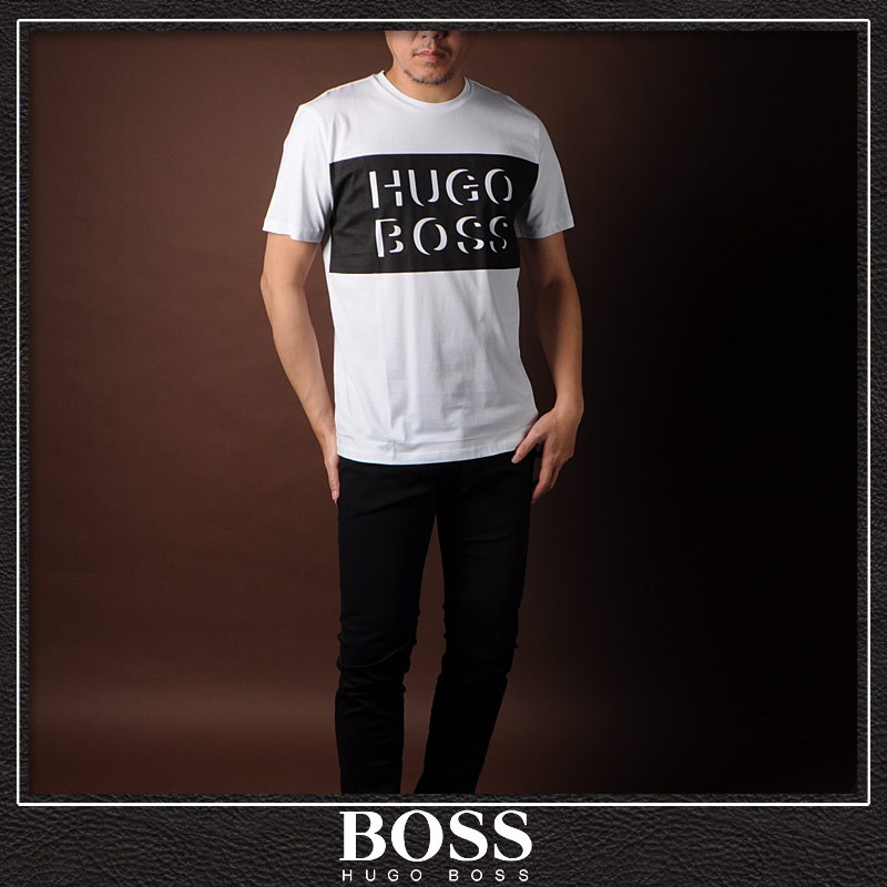 ヒューゴボス HUGO BOSS クルーネックTシャツ 半袖 メンズ