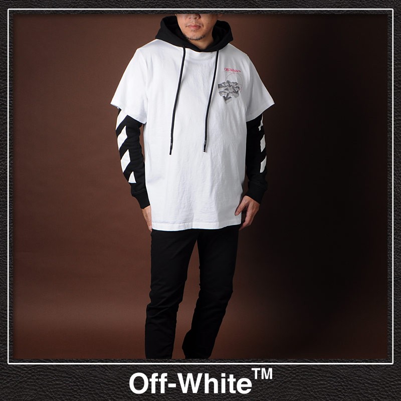 オフホワイト OFF-WHITE プルオーバーパーカー スウェット メンズ