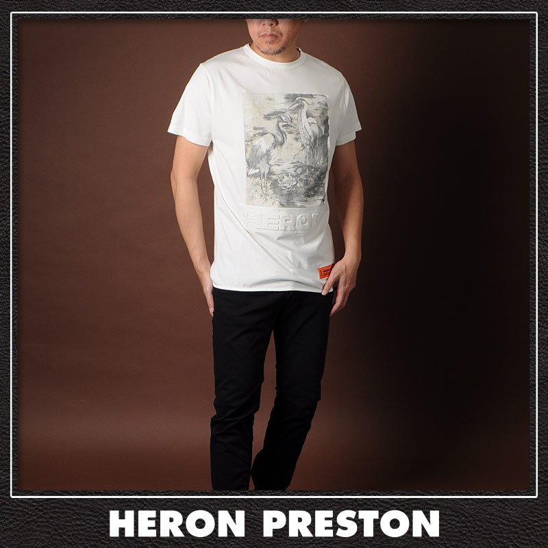 ヘロン プレストン HERON PRESTON クルーネックTシャツ 半袖 メンズ T