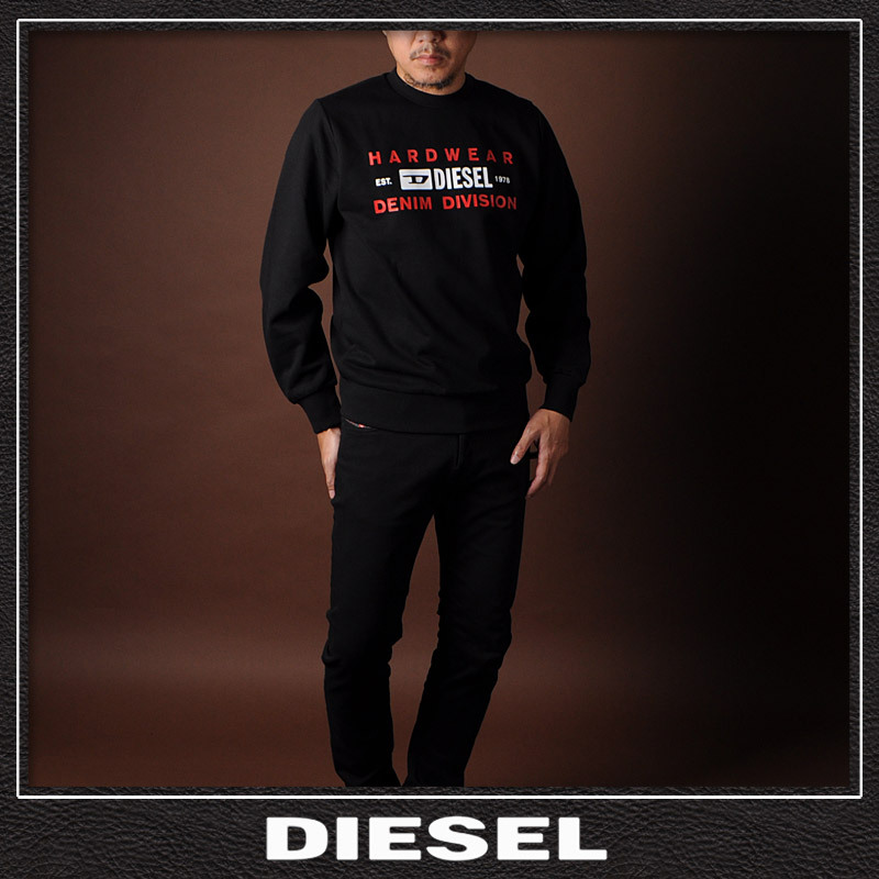 ディーゼル DIESEL スウェット トレーナー クルーネック ブランド ロゴ