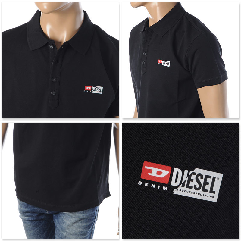 ディーゼル DIESEL ポロシャツ メンズ T-WEET-SPLIT A00418-0BAWH
