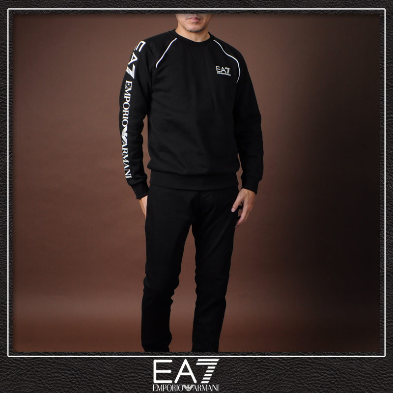 エンポリオアルマーニ EA7 EMPORIO ARMANI クルーネックスウェット トレーナー メンズ ブランド 6KPM71 PJ07Z ブラック  :21210108402:BRAVAS - 通販 - Yahoo!ショッピング