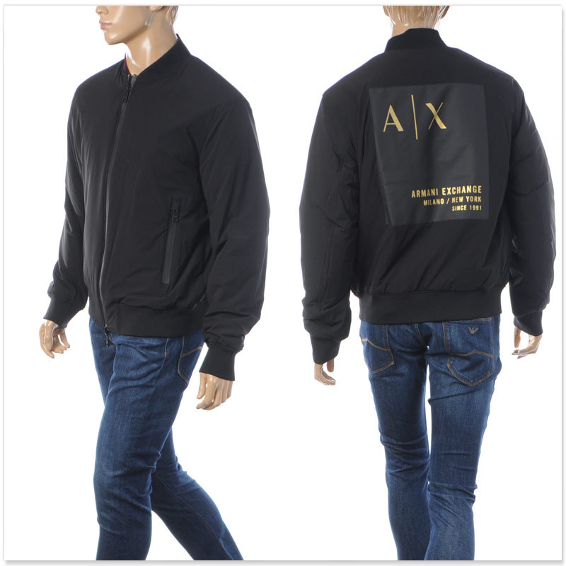 アルマーニエクスチェンジ A|X ARMANI EXCHANGE ボンバージャケット MA-1 メンズ アウター ブルゾン ブランド 6KZB61  ZNVPZ ブラック : 21210507403 : BRAVAS - 通販 - Yahoo!ショッピング