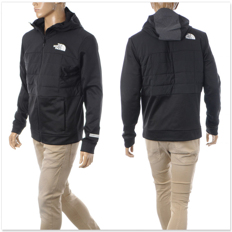 ザ ノースフェイス THE NORTH FACE ジップアップパーカー メンズ スウェット MEN’S MA HYBRID INSULATED  JACKET NF0A5IBU ブラック