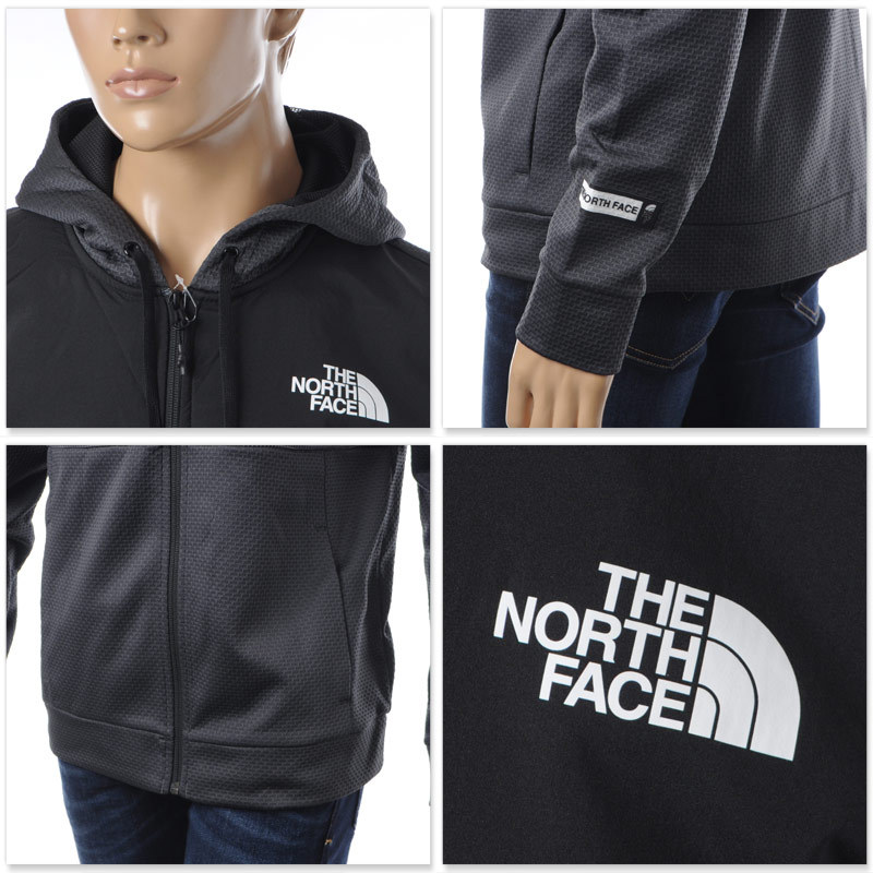 ザ ノースフェイス THE NORTH FACE ジップアップパーカー メンズ スウェット MEN'S MA OVERLAY JACKET  NF0A5IBV チャコールグレー