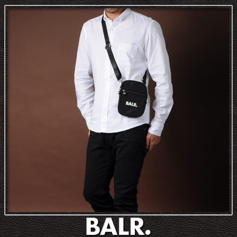 ボーラー BALR. ショルダーバッグ メンズ ブランド U-SERIES SMALL CROSS BODY BAG B6234.1006 ブラック