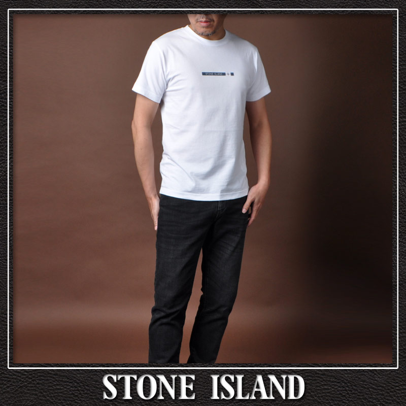 ストーンアイランド STONE ISLAND クルーネックTシャツ 半袖 メンズ ブランド 2NS82 ホワイト 2022春夏新作