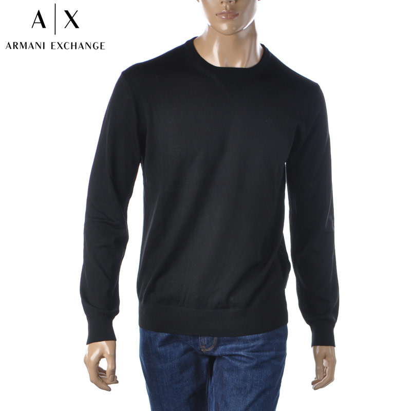 アルマーニエクスチェンジ A|X ARMANI EXCHANGE クルーネックニット セーター メンズ ブランド 8NZM3A ZM8AZ ブラック  : 22210509103 : BRAVAS - 通販 - Yahoo!ショッピング