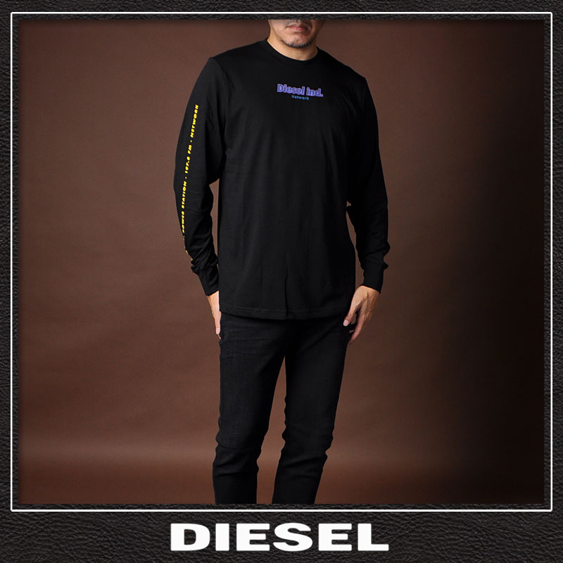 ディーゼル DIESEL Tシャツ 長袖 メンズ ブランド ロンＴ T-JUST-LS-E4