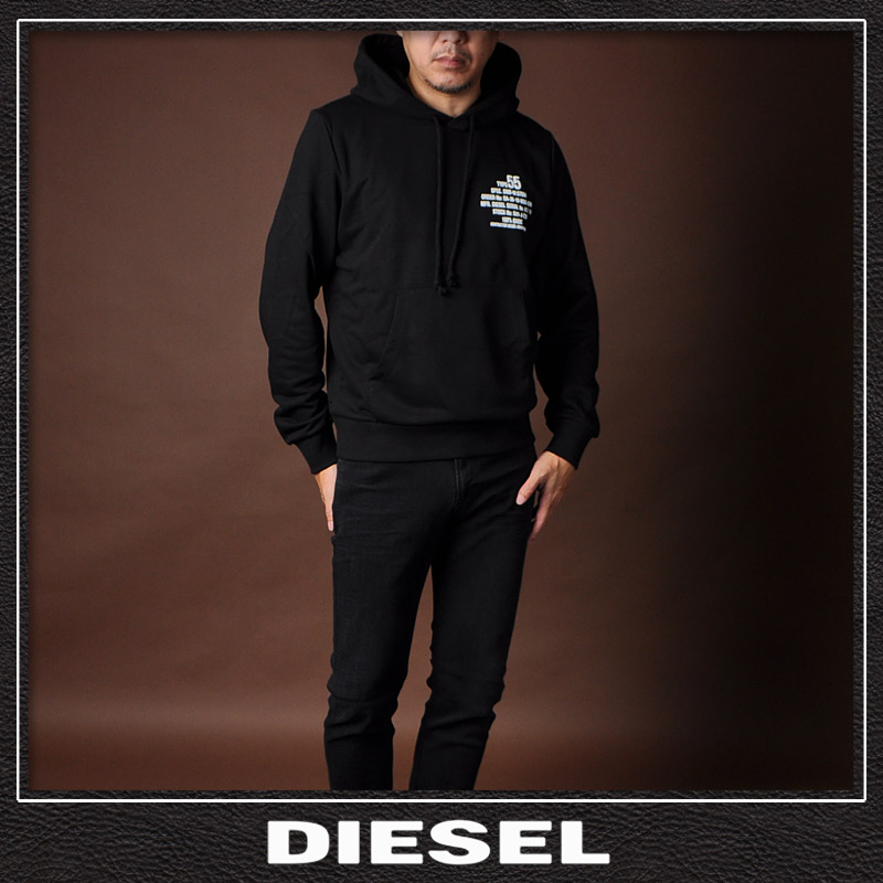 ディーゼル DIESEL プルオーバーパーカー スウェット メンズ ブランド