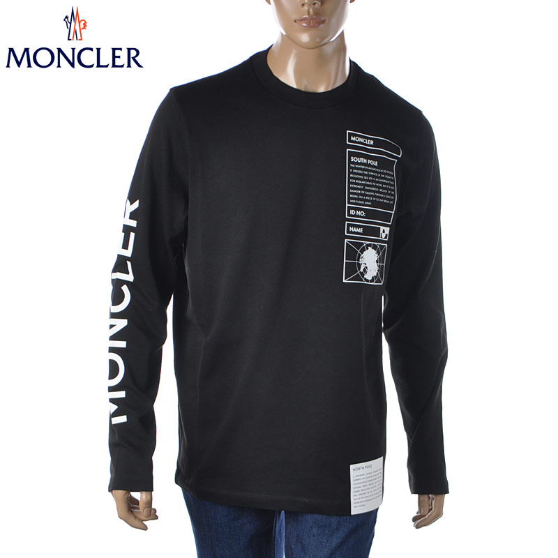 モンクレール MONCLER クルーネックTシャツ メンズ ブランド 長袖 ロン