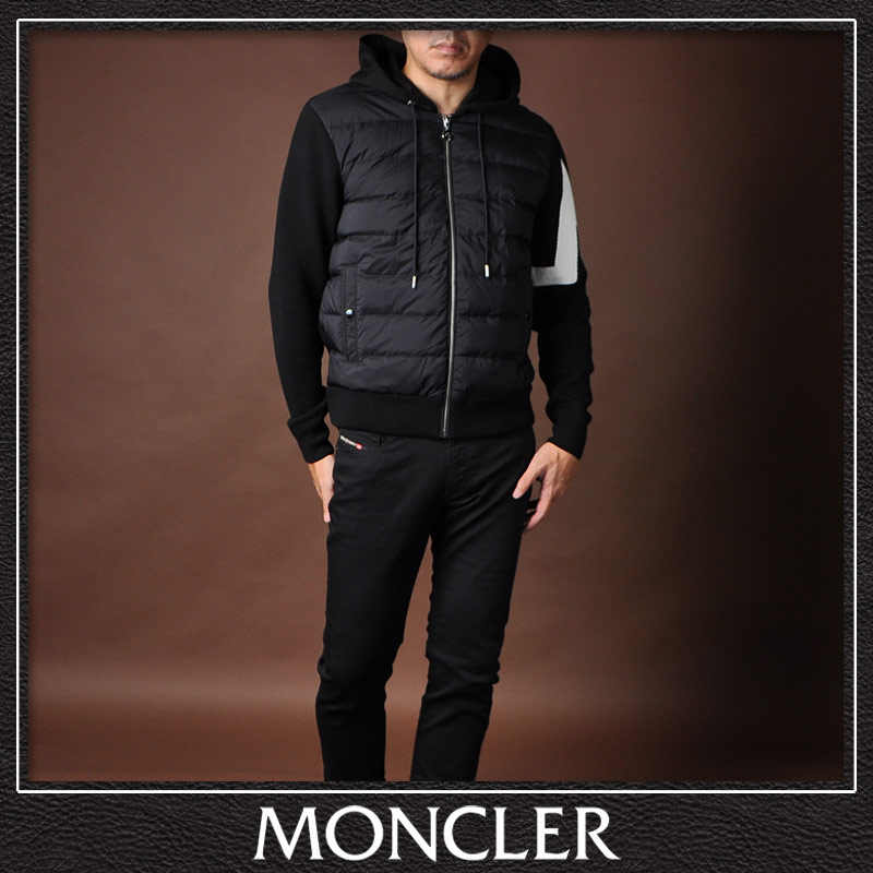 モンクレール MONCLER ニットダウンパーカー メンズ ブランド アウター