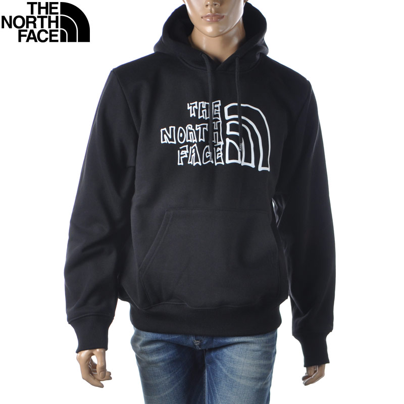 ザ ノースフェイス THE NORTH FACE パーカー メンズ ブランド プルオーバー スウェット NF0A7WTE MENS PRINTED  HEAVYWEIGHT PULLOVER HOODIE ブラック