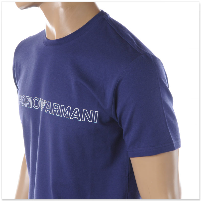エンポリオアルマーニ EMPORIO ARMANI LOUNGEWEAR Tシャツ セットアップ メンズ ブランド 111893 3R508 ブルー  2023春夏新作 :23110301109:BRAVAS 通販 