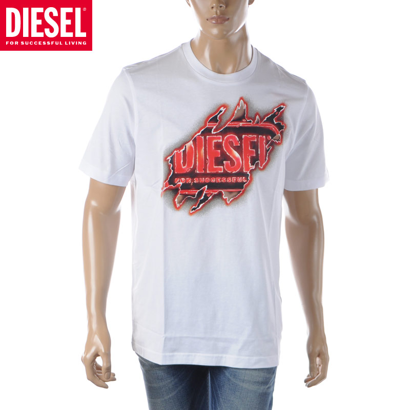 DIESEL - N320 DIESEL ディーゼル 半袖 Tシャツ プリントの通販