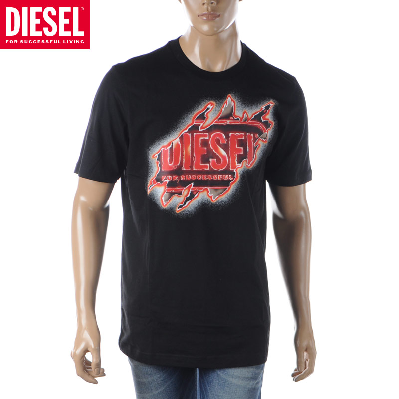 DIESEL（ディーゼル） DIESEL Tシャツ メンズ 半袖 カットソー クルー