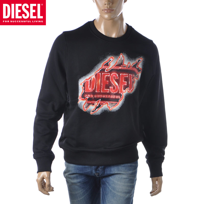 ディーゼル DIESEL トレーナー スウェット メンズ ブランド プル