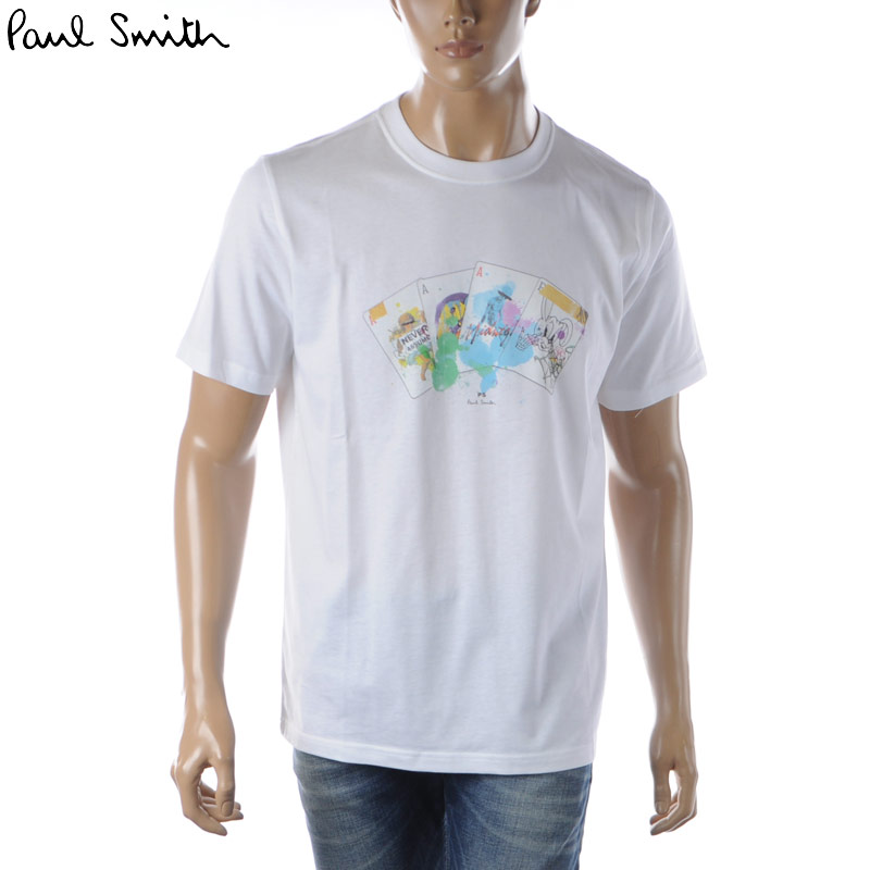 ポールスミス PAUL SMITH Tシャツ メンズ ブランド クルーネック 半袖