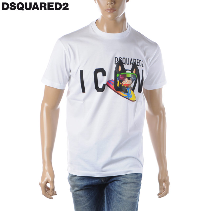 ディースクエアード DSQUARED2 Tシャツ メンズ ブランド クルーネック