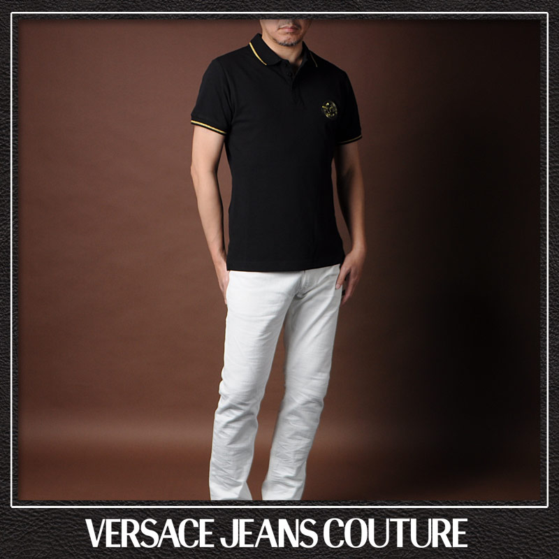 ヴェルサーチ ジーンズ クチュール VERSACE JEANS COUTURE ポロシャツ メンズ ブランド 74GAGT08 CJ01T ブラック  : 23114703102 : BRAVAS - 通販 - Yahoo!ショッピング