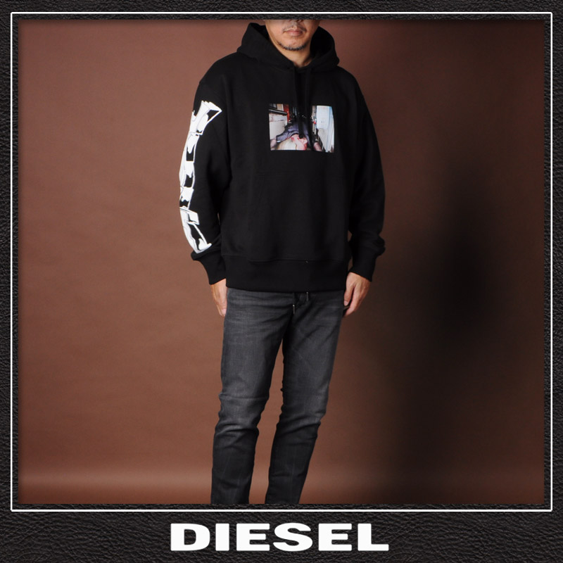 DIESEL ディーゼル パーカー メンズ ブランド プルオーバー S