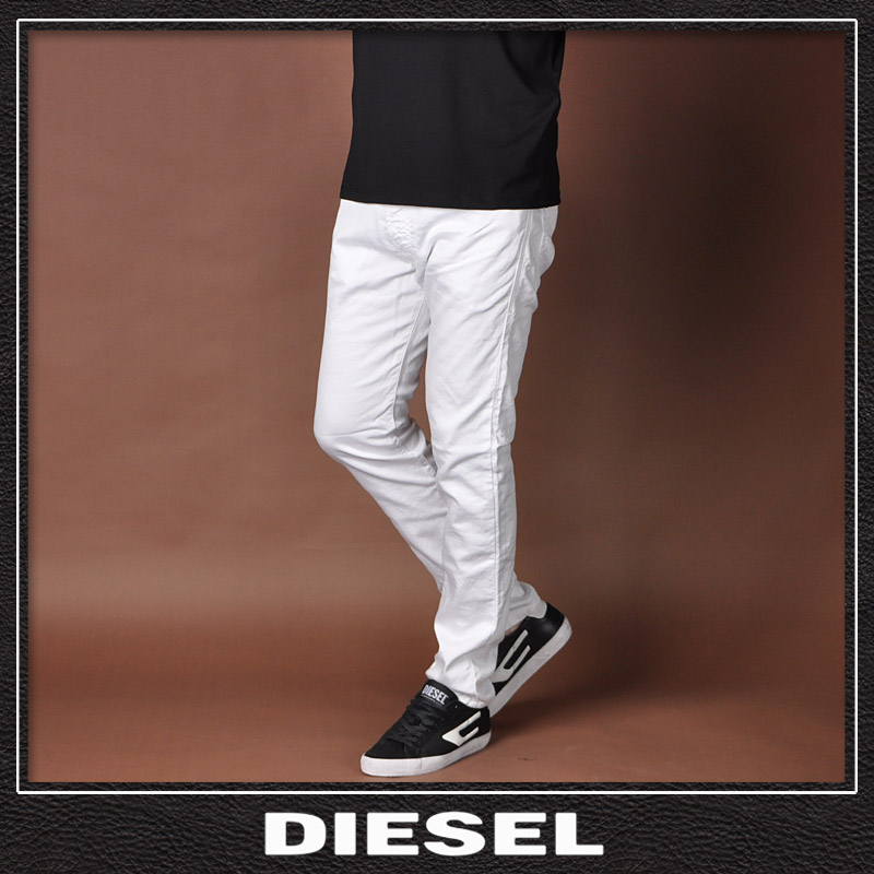 ディーゼル デニムスウェットパンツ DIESEL ジョグジーンズ メンズ ブランド KROOLEY-NE A09721-0684U ホワイト