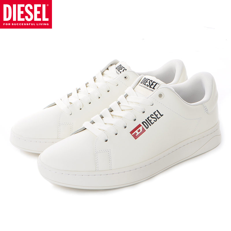 ディーゼル DIESEL スニーカー メンズ ブランド ローカット S-ATHENE-LOW Y03215-P5591 ホワイト