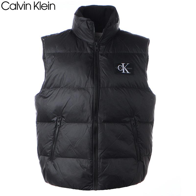 Calvin Klein Jeans ダウン ベスト 黒 大きいサイズ 2XL - ジャケット 