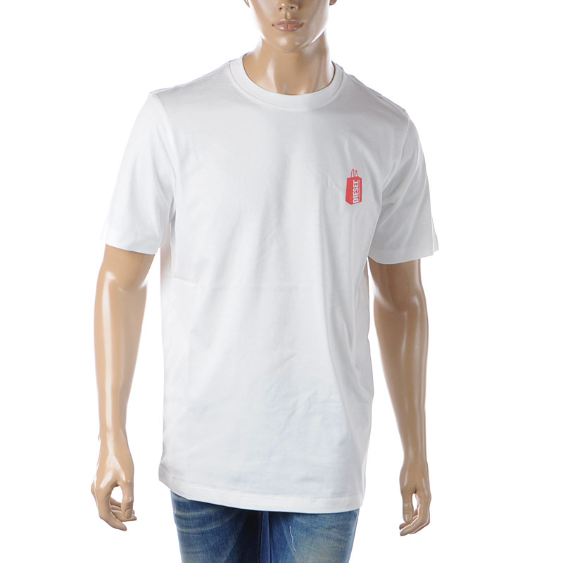 ディーゼル DIESEL Tシャツ メンズ T-JUST-N18 A12964-0KKAJ ブランド 半袖 クルーネック｜bravas｜03
