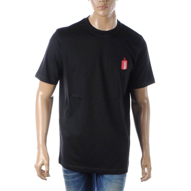 ディーゼル DIESEL Tシャツ メンズ T-JUST-N18 A12964-0KKAJ ブランド 半袖 クルーネック｜bravas｜02
