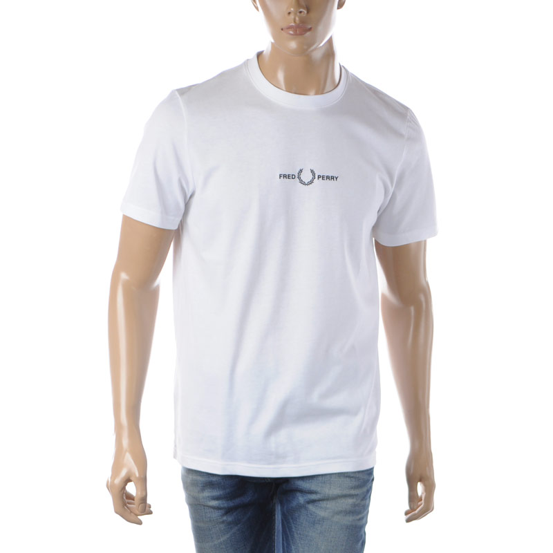 フレッドペリー FRED PERRY Tシャツ メンズ ブランド M4580 EMBROIDERED...