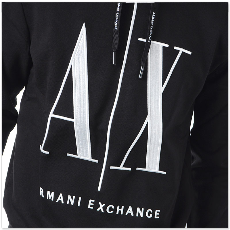 EMPORIO ARMANI 8N1ML71JHSZ0101 関税送料込 ARMANI EXCHANGE アルマーニエクスチェンジ A|X パーカー メンズ